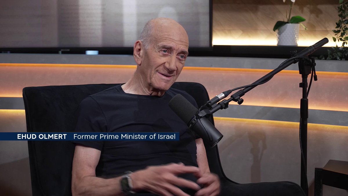 ‘It was a brilliant military operation of Israel against Iran, but the underground nuclear facilities were attacked by America’, Ehud Olmert reflects on differences between attack on Iranian nuclear in 2025 and strike on Syrian nuclear reactor in 2007. Full interview, tonight, #OnTheRecord with Ariel Oseran أريئل أوسيران 2PM EST/9PM IST