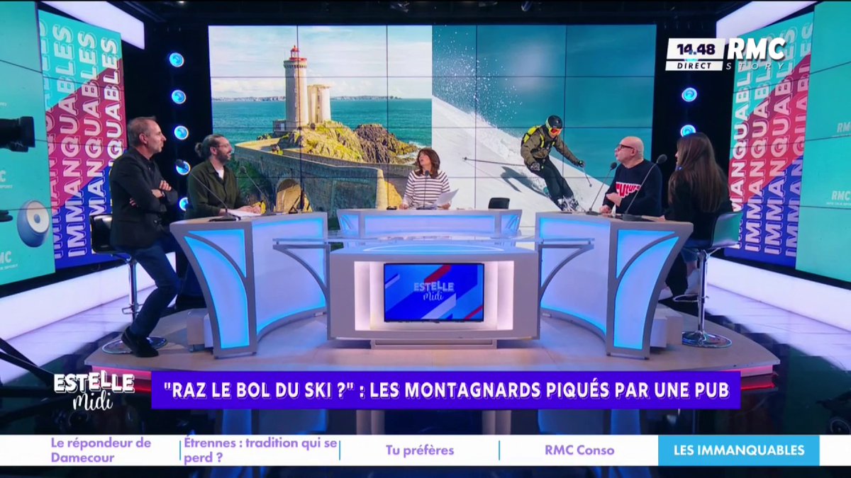 🎙️ frédéric hermel🇫🇷 : "On en fait trop avec les vacances au ski ! C'est une minorité de Français qui peuvent y aller... C'est un sport de bourgeois ! On en parle trop dans les médias !" 🎙️ Juliette Briens : "Arrête de dire n'importe quoi ! Tout le monde ne va pas à Gstaad !"