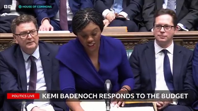 “Today, she has broken every single one of those promises… if she had any decency, she would resign” Conservative leader Kemi Badenoch says Rachel Reeves will go down as the worst ever chancellor Follow live: