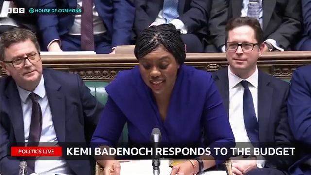 โThis is a Budget for Benefits Streetโ Conservative leader Kemi Badenoch reacts to Chancellor Rachel Reeves' Budget, calling it a โsmorgasbord of miseryโ Follow live: