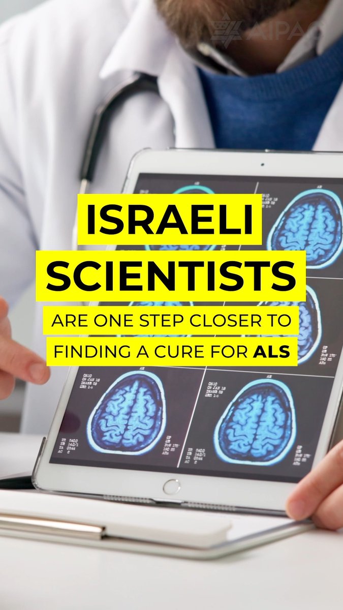 30,000 Americans are living with ALS. Israeli scientists are hoping to change that. Israel innovates. Americans benefit. 🇺🇸🇮🇱