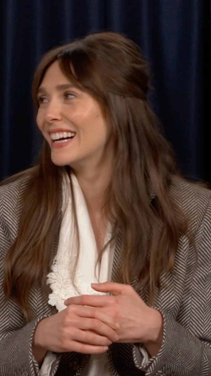 Elizabeth Olsen shares what familiar aspect of her character's romance drew her to star in #Eternity.