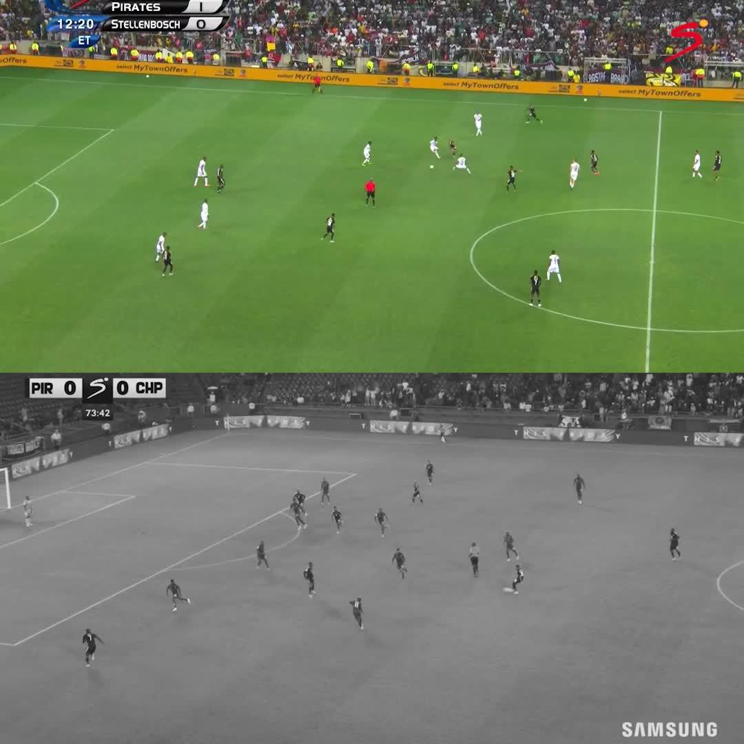 𝐘𝐨𝐮 𝐜𝐚𝐧 𝐨𝐧𝐥𝐲 𝐜𝐡𝐨𝐨𝐬𝐞 𝐨𝐧𝐞 👀 Which Relebohile Mofokeng through pass is the best? The one in the #MTN8 final or the one against Chippa? SamsungSA | #SSDiski