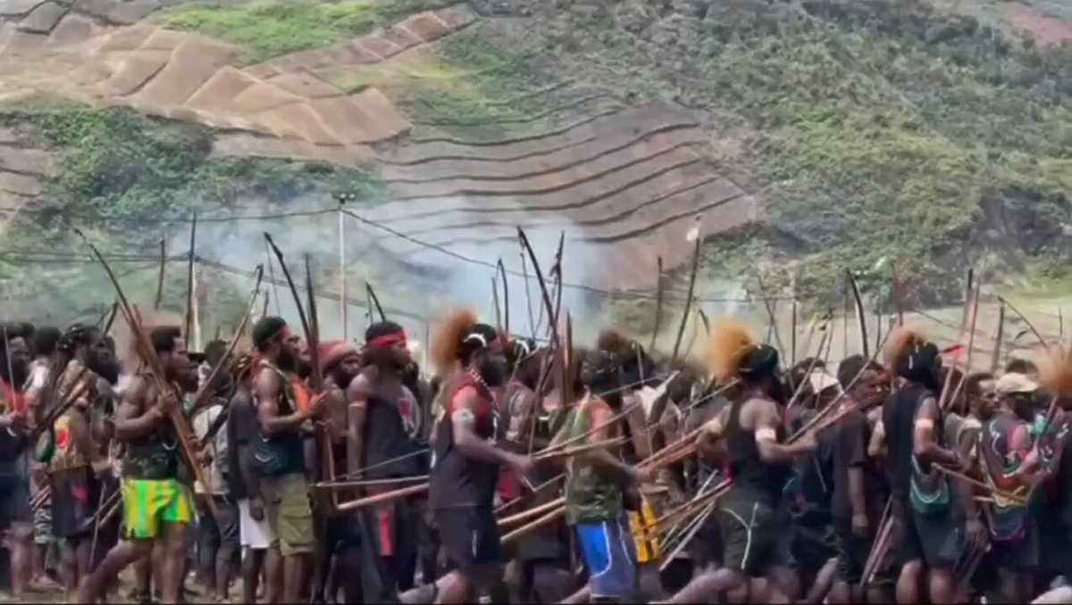 PERSIAPAN BAYAR DENDA ADAT KORBAN PILKADA 2025. 1. Babi 260 Ekor. 2. Uang Rp9 Milyar. 📍Puncak jaya 🎥: kabut_mulia37