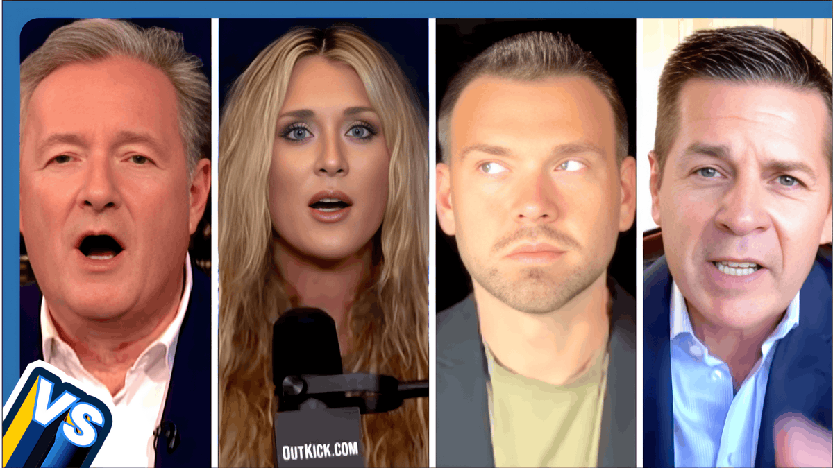 "The left and right are converging together!" Piers Morgan on the 'horseshoe effect' of politics - plus he quizzes his panel on which politician said what! Just dropped 👇 📺 Piers Morgan | (((DeanObeidallah))) | Riley Gaines | Jack Posobiec | Mike Nellis