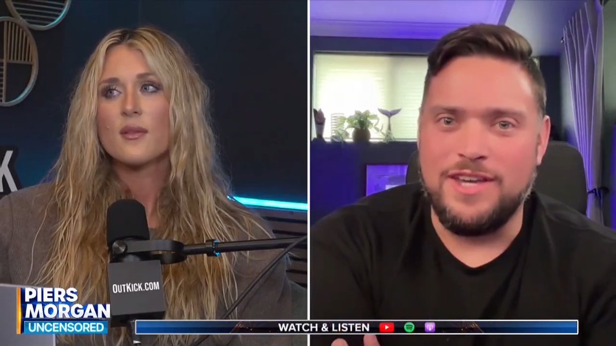 "We'll let the American people decide who embarrasses themselves..." Riley Gaines and Mike Nellis clash after he tells her: "The only reason anyone knows who you are is because of culture wars and gender politics." Watch more 👇 📺 Piers Morgan
