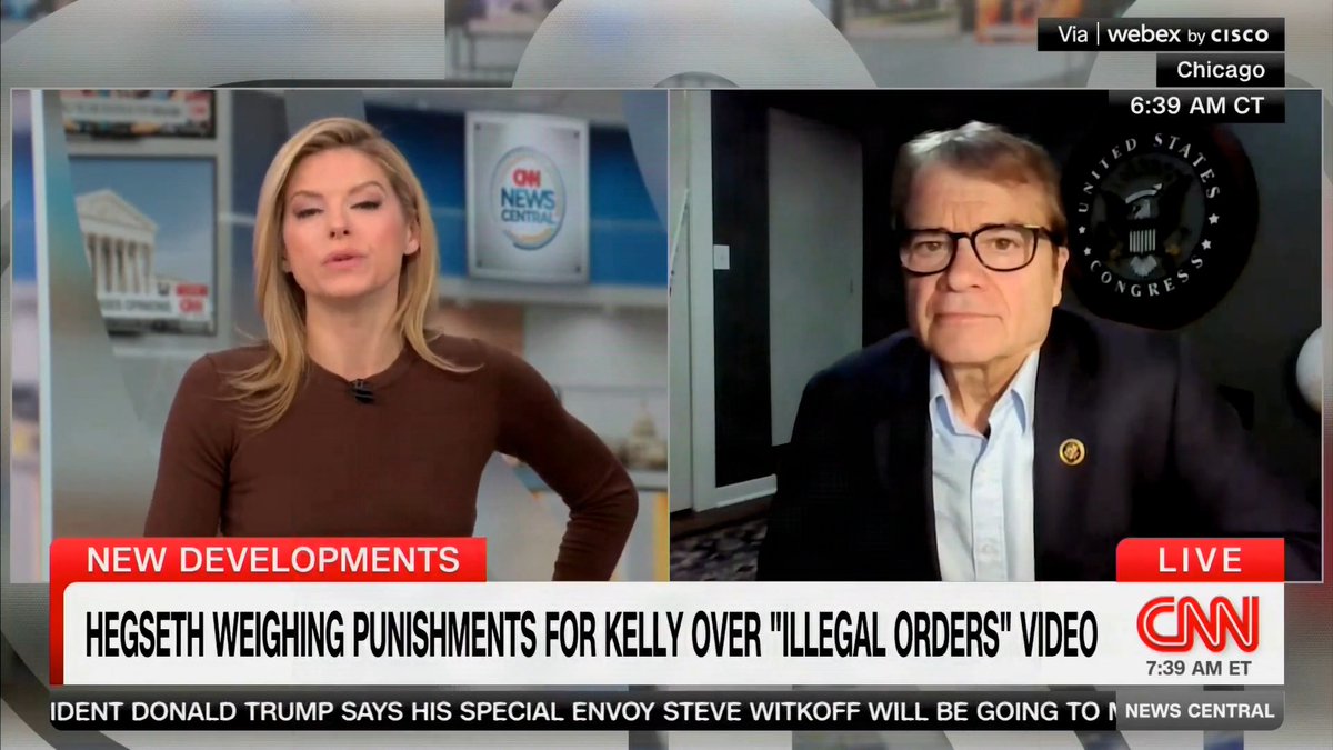 Democrat Rep. Mike Quigley cannot point to any illegal orders given by President Trump. CNN: "Do you think they should articulate what they think is illegal?" QUIGLEY: "It's hard to know all the scenarios the President could create."