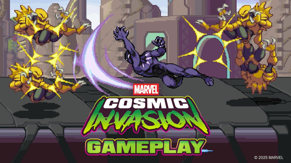 We're here to deliver a look at MARVEL Cosmic Invasion. Take a look at this brand-new footage, with commentary from some of our own in-house Super Heroes!