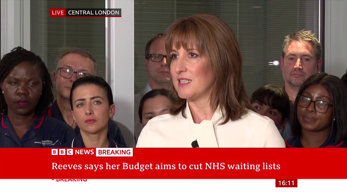 "I found out [about the OBR pre-Budget leak] when I was in the chamber" Chancellor Rachel Reeves tells the BBC's Joe Pike Follow live: