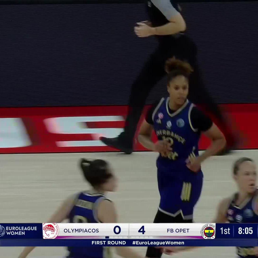 Steal + dime + bucket 🍿 #EuroLeagueWomen x Fenerbahçe Opet