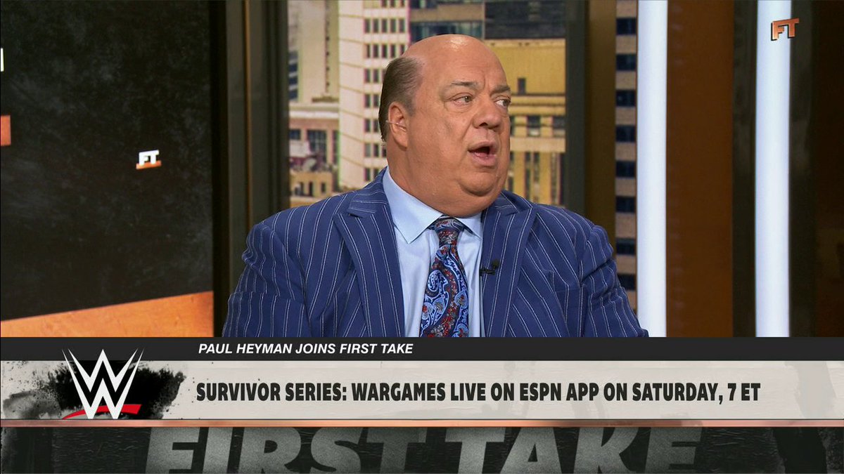 "The greatest John Cena Survivor Series performance you've ever seen." Paul Heyman on what he expects from John Cena's last Survivor Series 🤩 Stream Survivor Series: WarGames this Saturday at 7 PM ET on the ESPN App 🍿