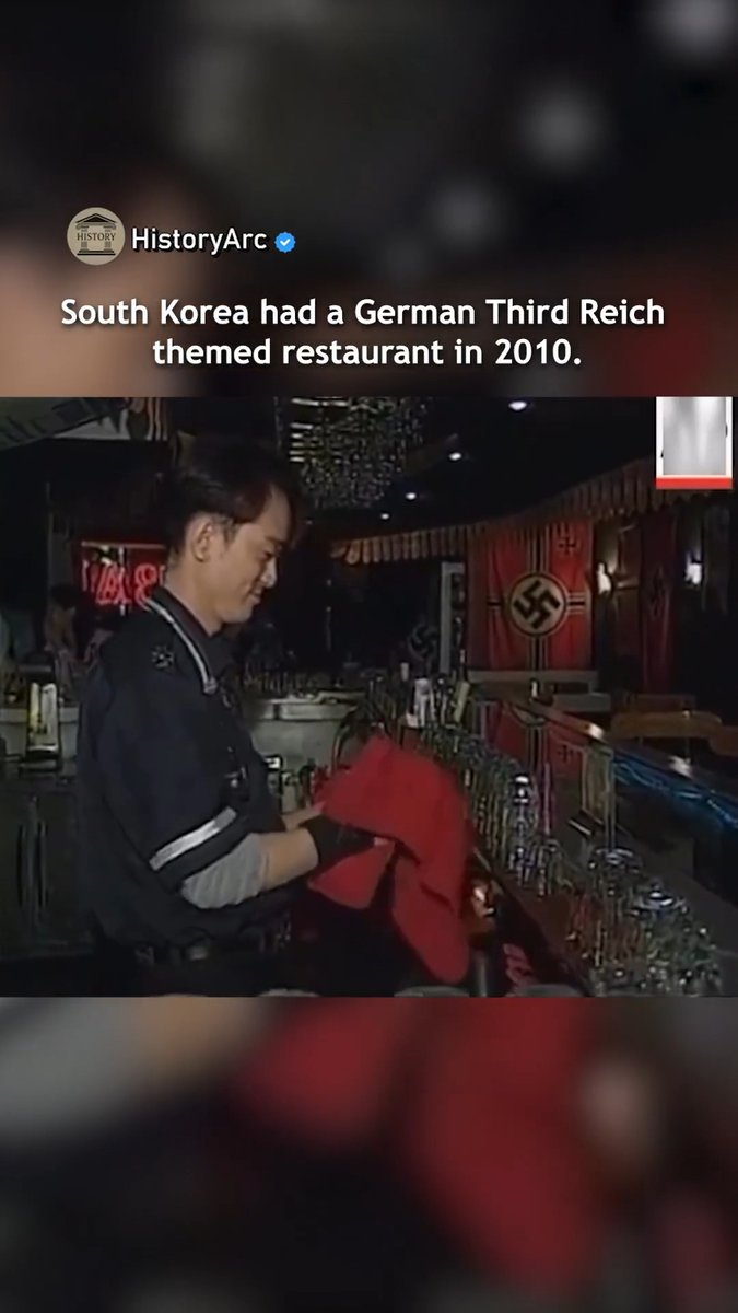 卐 🇰🇷 South Korea had a German Third Reich themed restaurant in 2010. Despite being profitable, it was shut down due to Government pressure in 2014.