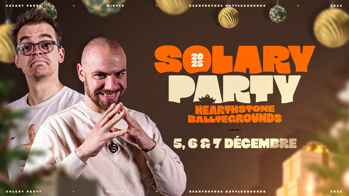 L'hiver est la meilleure saison, mais on a réussi à la rendre encore meilleure ! La première Solary Party Winter aura lieu du 5 au 7 décembre prochain 🎄