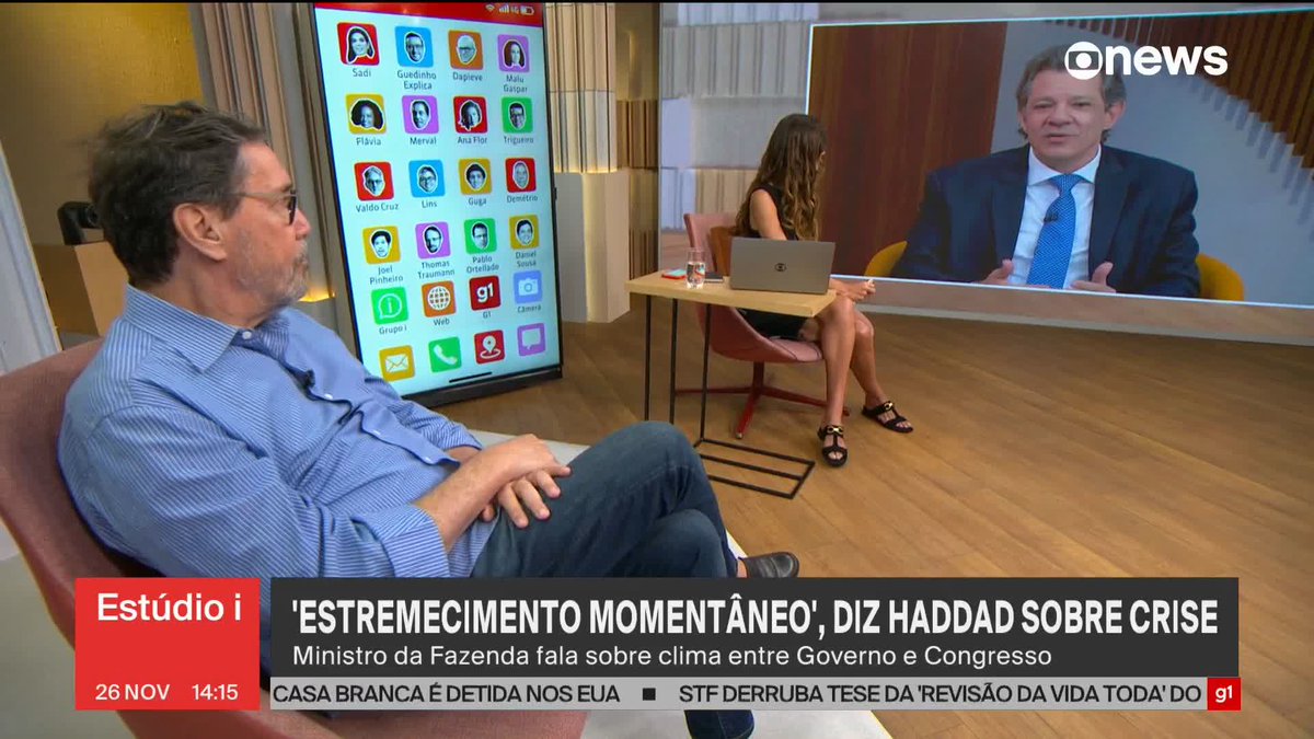 "O passo que a gente deu hoje foi da ordem de R$ 30 bilhões", diz Haddad sobre isenção do imposto de renda para quem ganha até R$ 5 mil. "Há muitas demandas reprimidas no Brasil". ➡️ Assista à #GloboNews: #Estudioi