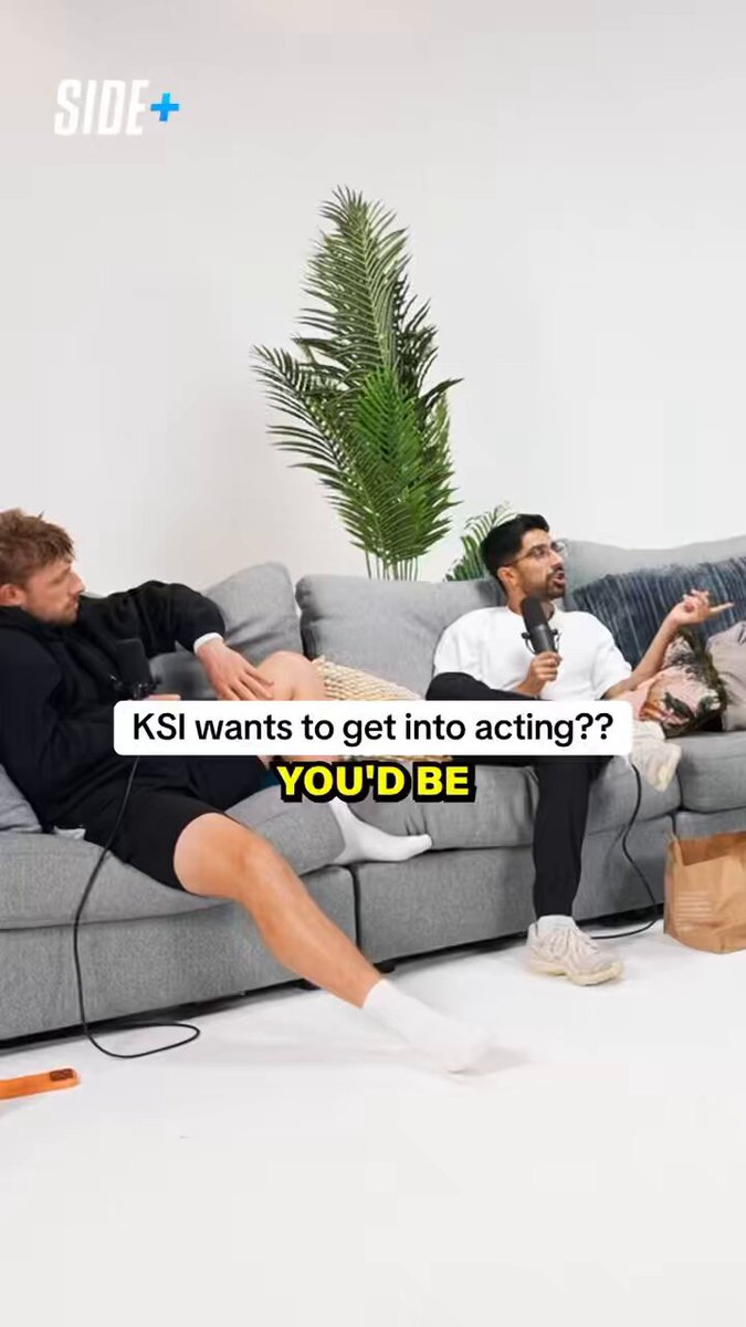 KSI wants to get into voice acting