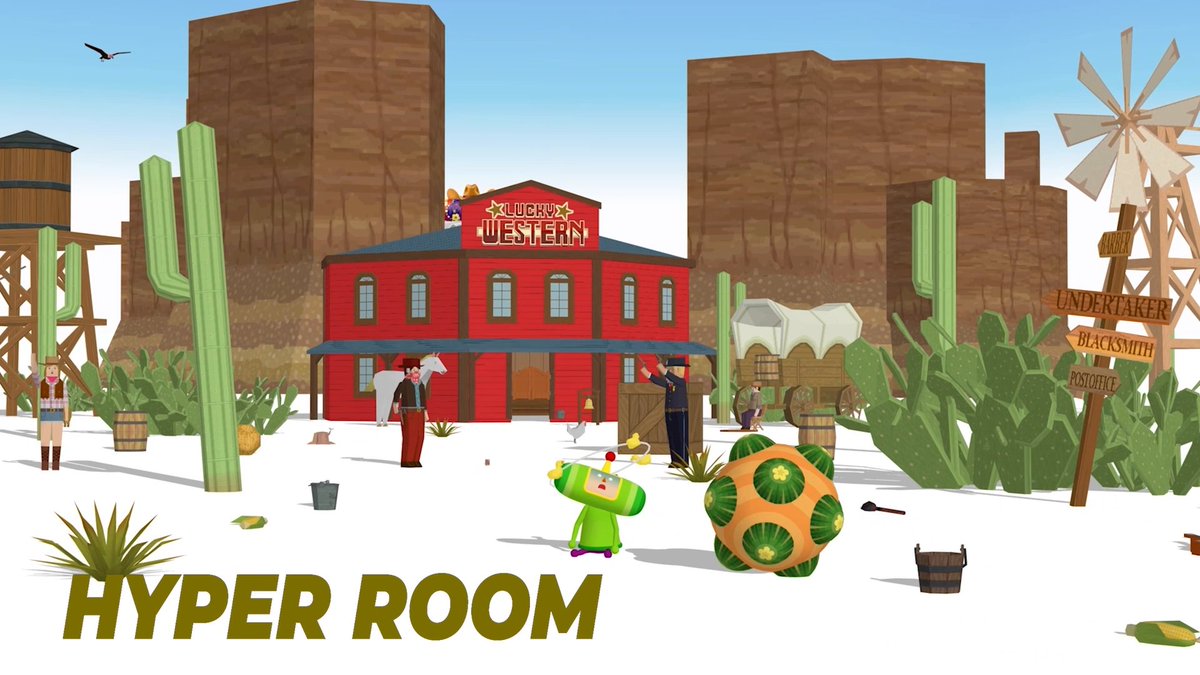 Roll through the features of Once Upon A KATAMARI with the help of Reina Scully and game producer Ryo Ishida! 📼 in thread ⬇️