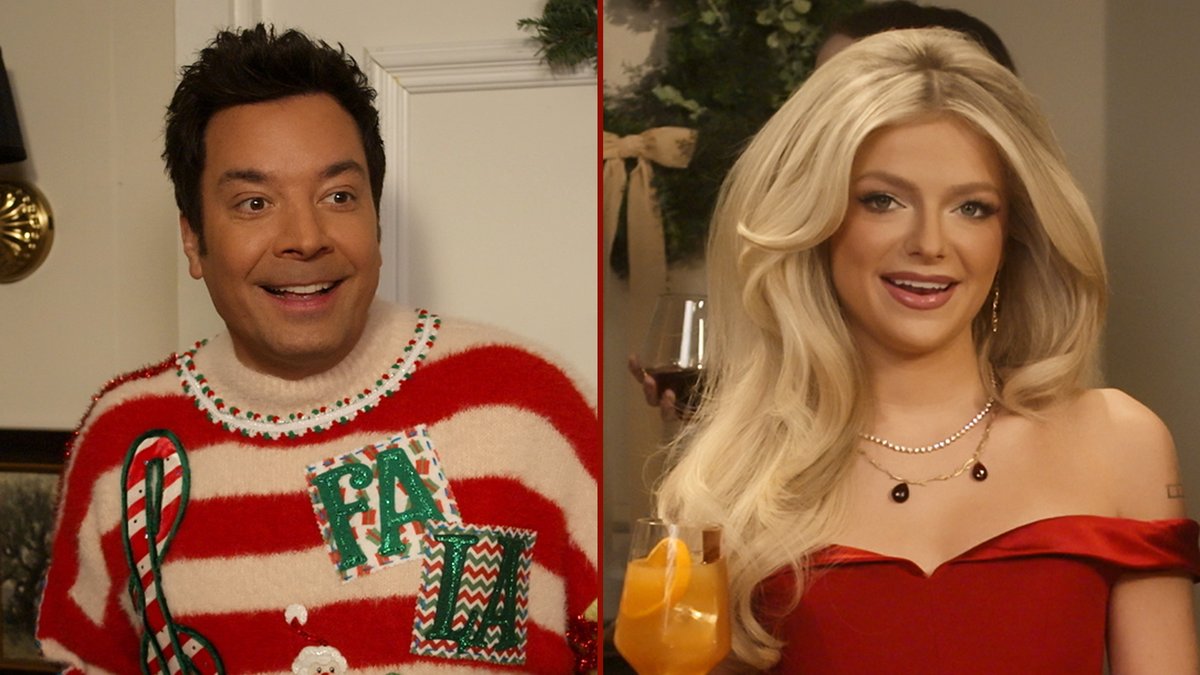 SNEAK PEEK: Jimmy Fallon &amp; Carter Faith - “Ugly Sweater” #FallonTonight