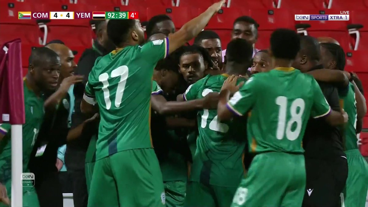 منتخب جزر القمر يدرك التعادل أمام المنتخب اليمني جزر القمر 4 اليمن 4 #كأس_العرب | #كأس_العرب2025 #FIFAArabCup | #ArabCup202