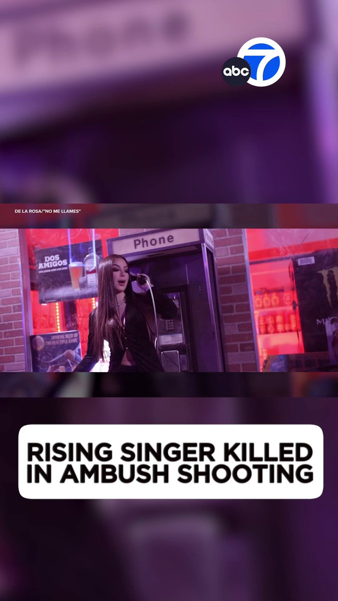 A woman who was shot and killed in an ambush-style murder in Northridge was a 22-year-old aspiring singer, family and a source confirmed to Eyewitness News. Maria De La Rosa was inside a parked car along with two others when, according to witnesses, two male suspects approached the car and fired multiple rounds.