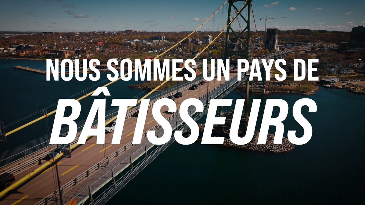 Le Canada est un pays de bâtisseurs.