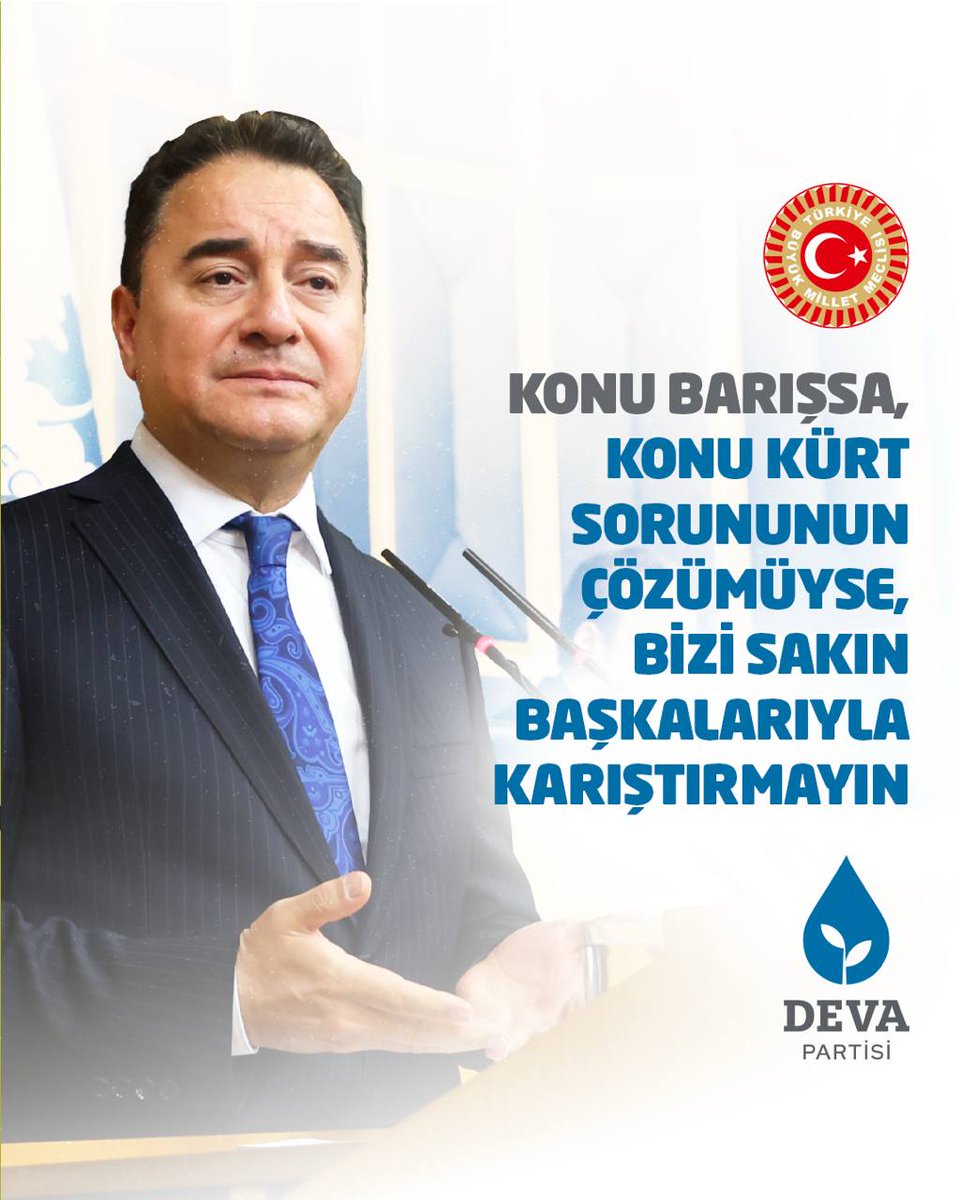 Konu barışsa, konu Kürt sorununun çözümüyse, bizi sakın başkalarıyla karıştırmayın.