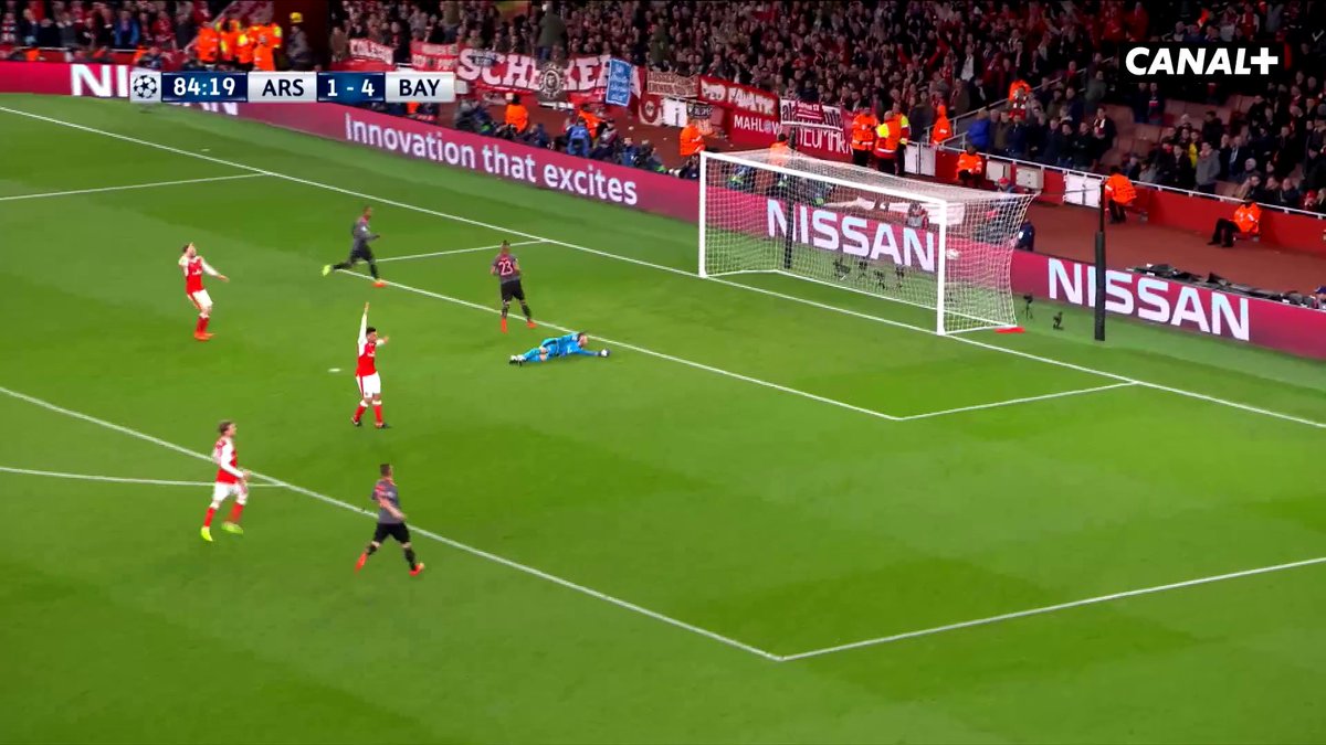 Quand le Bayern ne faisait qu'une bouchée d'Arsenal en 2017 : 5-1 à l'aller... et au retour 😬 Les Gunners affrontent les Bavarois à 21H00 sur CANAL+SPORT 🖥️ #ARSBAY | #UCL
