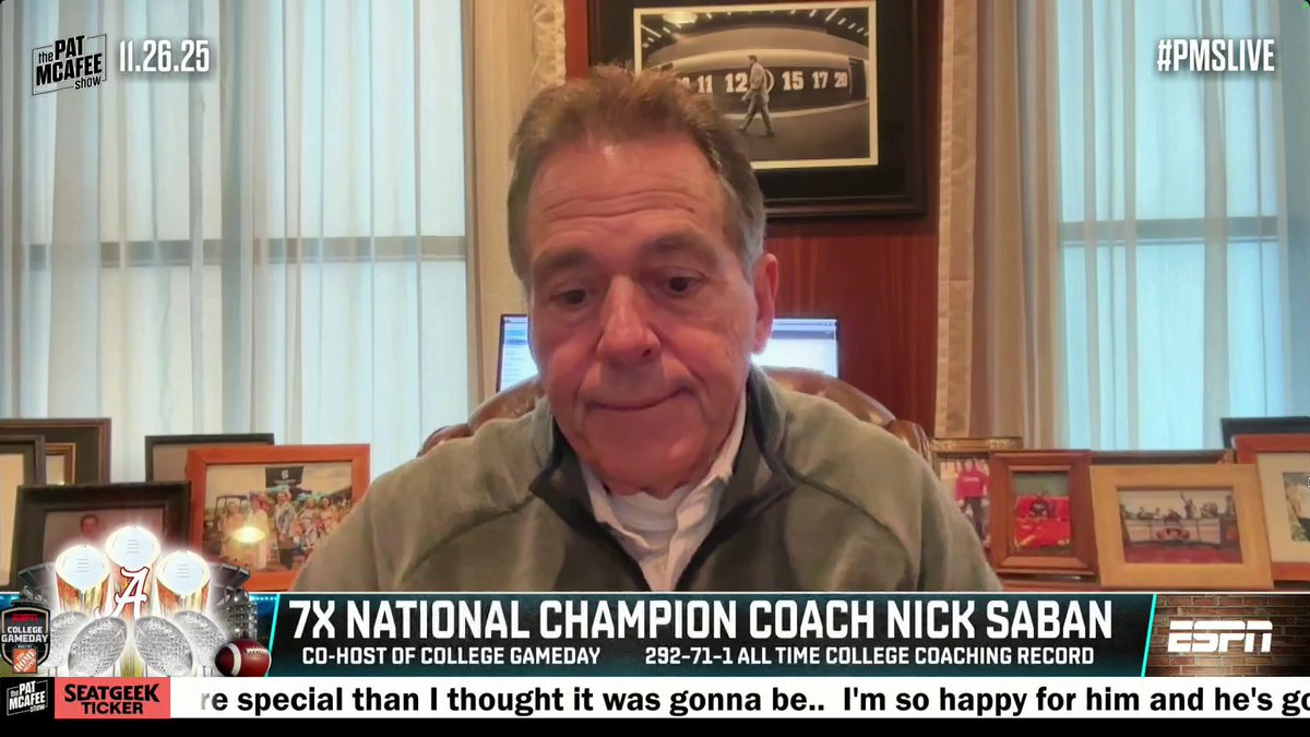 "These Ohio State fans are psychotic about this. They all need to go see a doctor. ... I'd rather win the National Championship than beat Michigan." Nick Saban doesn't understand Ohio State fans' obsession with beating Michigan 😭 (🎥 Pat McAfee)