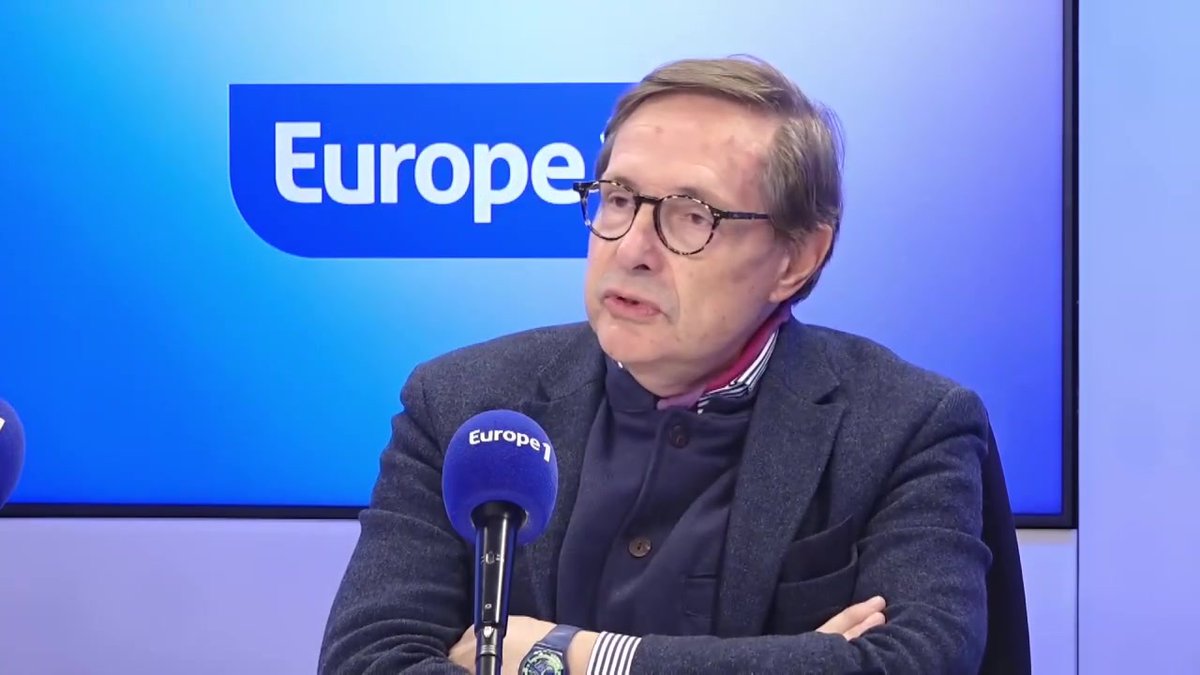 "L'Allemagne s'est donnée comme objectif de devenir la première puissance militaire d'Europe et elle essaye de mettre la France de côté sur le plan spatial, c'est un partenaire qui joue en solitaire" alerte Chris. Saint-Etienne, économiste, dans #Europe1Soir sur #Europe1