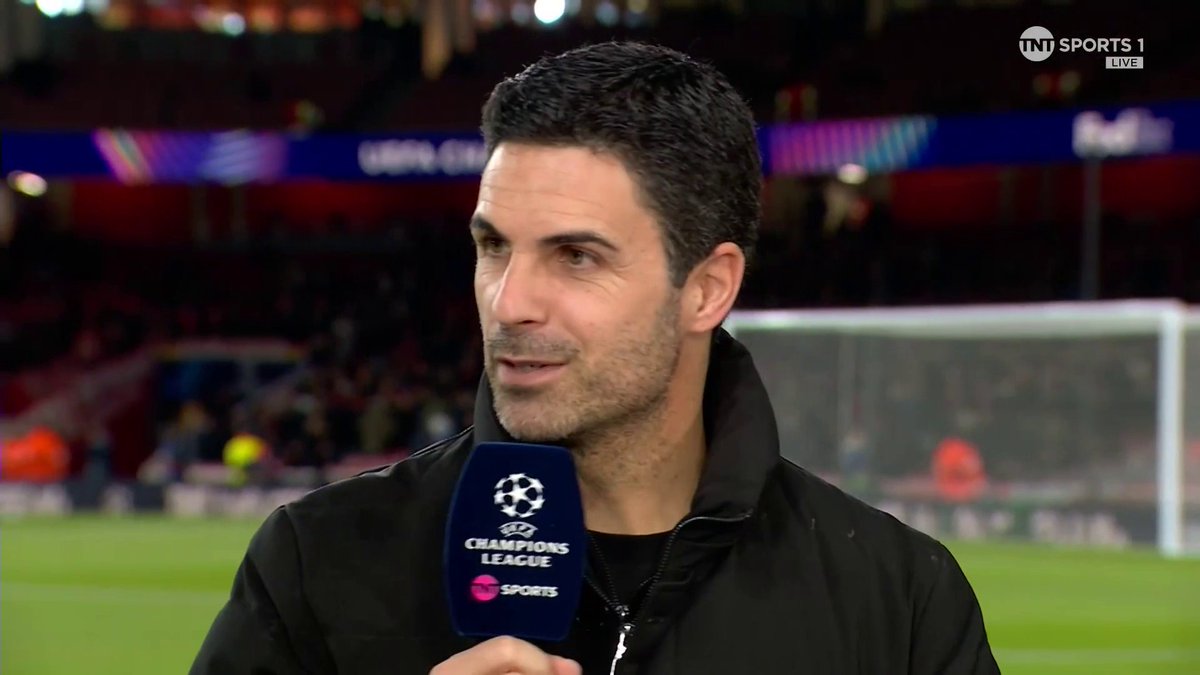 Mikel Arteta looks ahead to Arsenal's clash with Bayern Munich with Laura Woods, Martin Keown and Owen Hargreaves... 📺 TNT Sports &amp; discovery+ UK