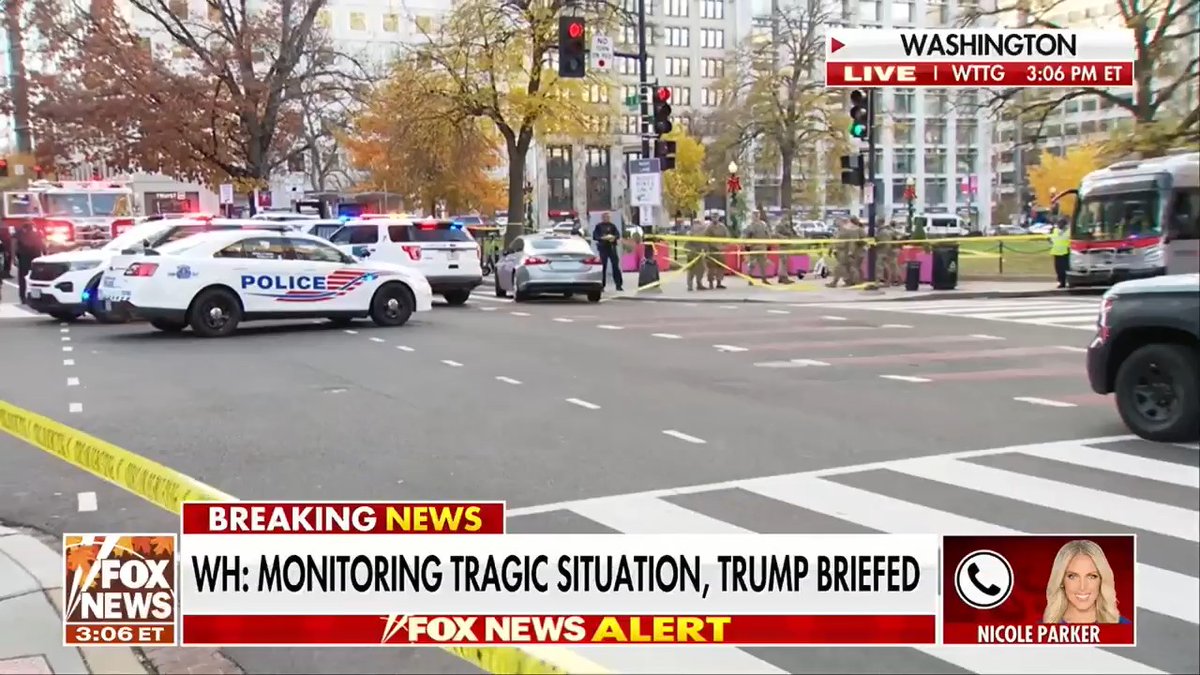 🚨BREAKING: DC Police confirm that one suspect is in custody after 2 National Guard members were shot in Washington, DC. | @thestoryfnc Aishah Hasnie