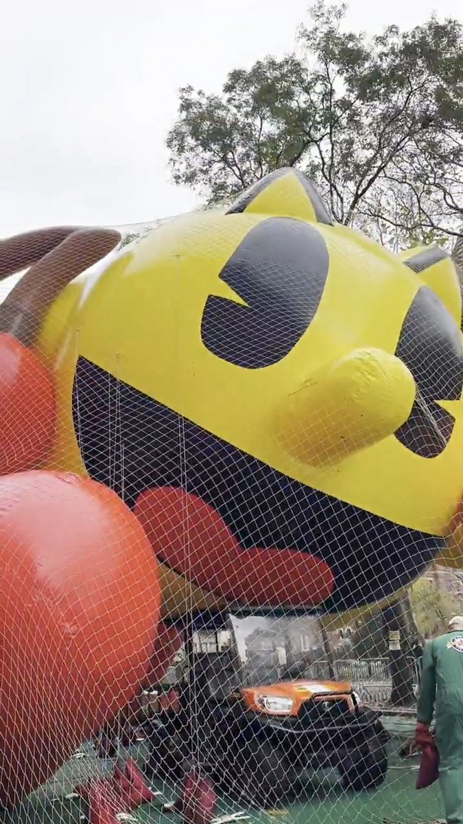 Get your Dots and cherries ready, it’s almost time for the big day! 🍒🟡 Tune into my debut in the 99th Macy's Thanksgiving Day Parade on NBC and Peacock at 8:30AM tomorrow! #MacysParade #PACMAN45