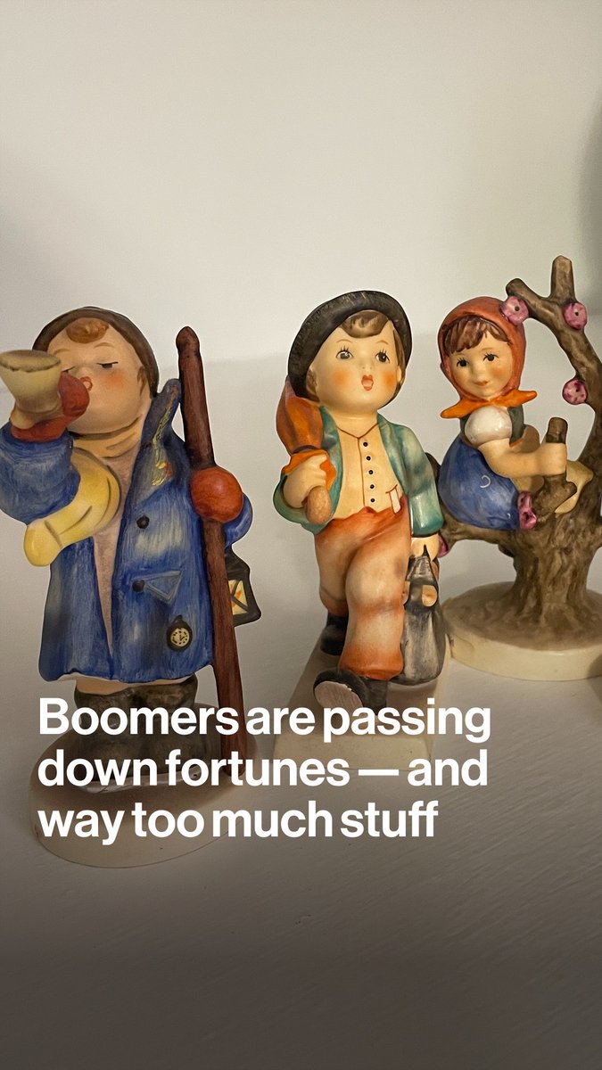 Figurines, coins and model trains. As the $90 trillion Great Wealth Transfer begins, millennials and Gen X aren’t just inheriting money — they’re inheriting their parents’ stuff. Chris Rovzar breaks it down