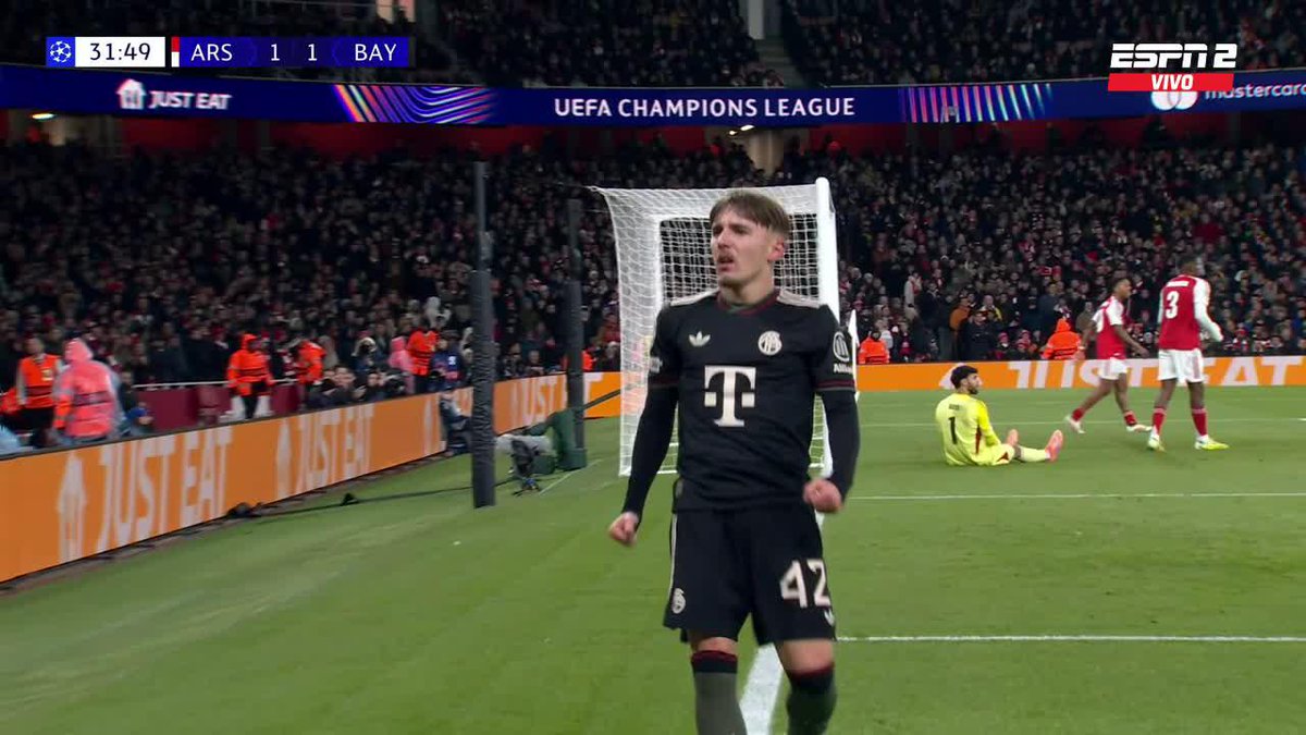 "Karl": Por el gol de Bayern Munich ante Arsenal en la #ChampionsLeague