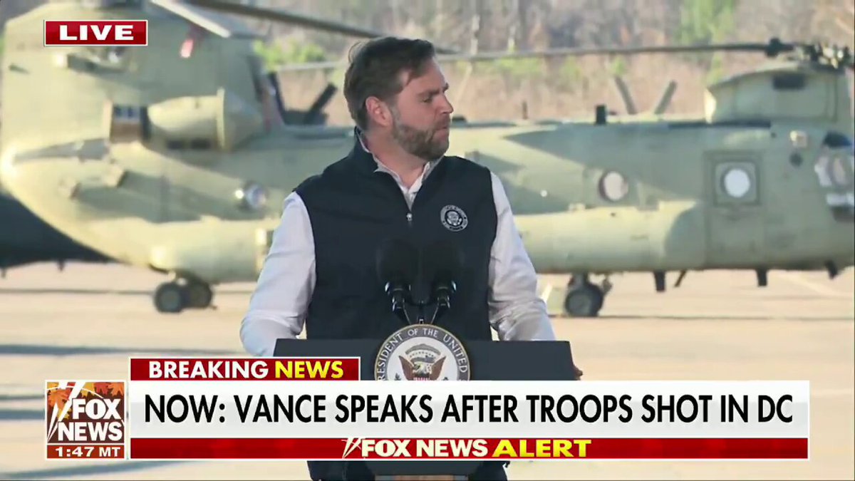 BREAKING 🚨 Vice President Vance asks everyone to say a prayer for the National Guardsmen an their family I AM SO ANGRY 😢