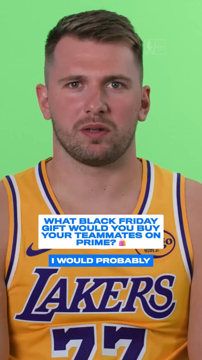 Luka might get the whole team some golf clubs for black friday 😄 IG/ nbaprime