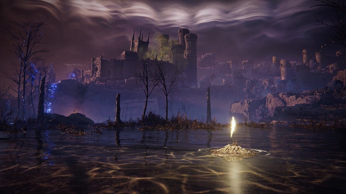 The Dreglord awaits you in Limveld. #ELDENRING #NIGHTREIGN THE FORSAKEN HOLLOWS DLC will add the Scholar and the Undertaker as new Nightfarers, along with 2 new 3rd day bosses, and much more when it launches Dec. 4th.