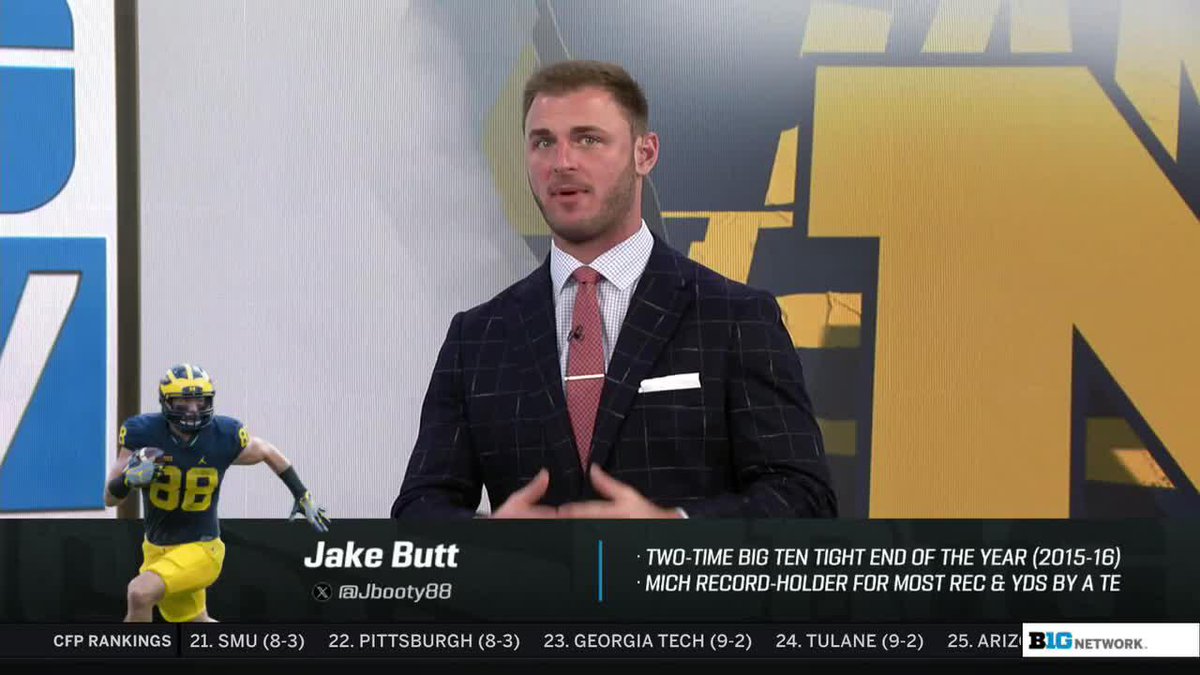 "How you play in this game, and the result of this game, is the first thing that defines your legacy." 🗣️ Jake Butt on the Michigan-Ohio State rivalry