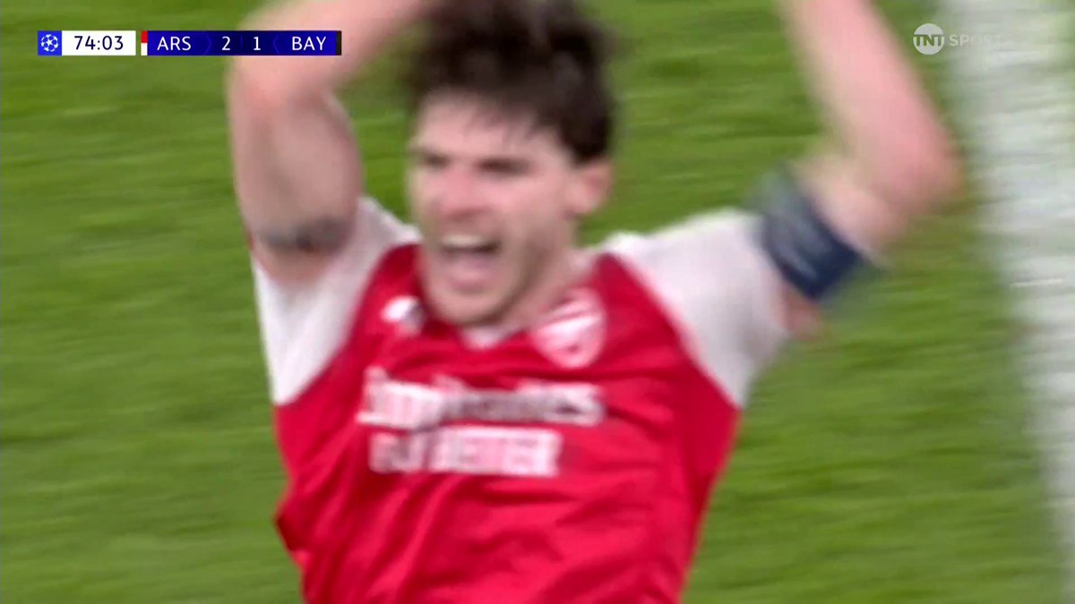 Pure passion from Declan Rice ❤️ TNT Sports &amp; discovery+ UK