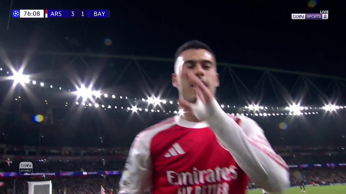 آرسنال يضيف الهدف الثالث في شباك بايرن ميونيخ #دوري_أبطال_أوروبا