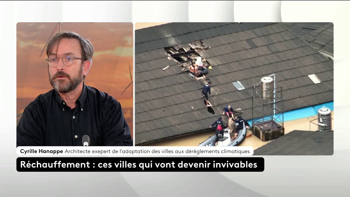 🔴 "Lacanau a prévu de déplacer son front de mer pour reculer et faire avec la montée des eaux" : le grand reporter à France Télévisions Nicolas Chateauneuf indique que la France va être de plus en plus touchée par le changement climatique. Loïc de La Mornais #SurLeTerrain #Canal16