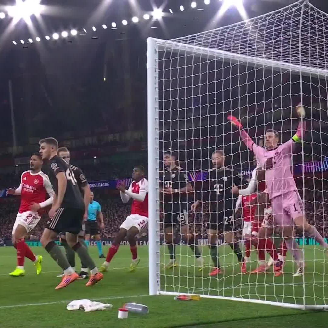 War das ein Foul an Neuer beim 1:0? #DAZNmoment #UCL