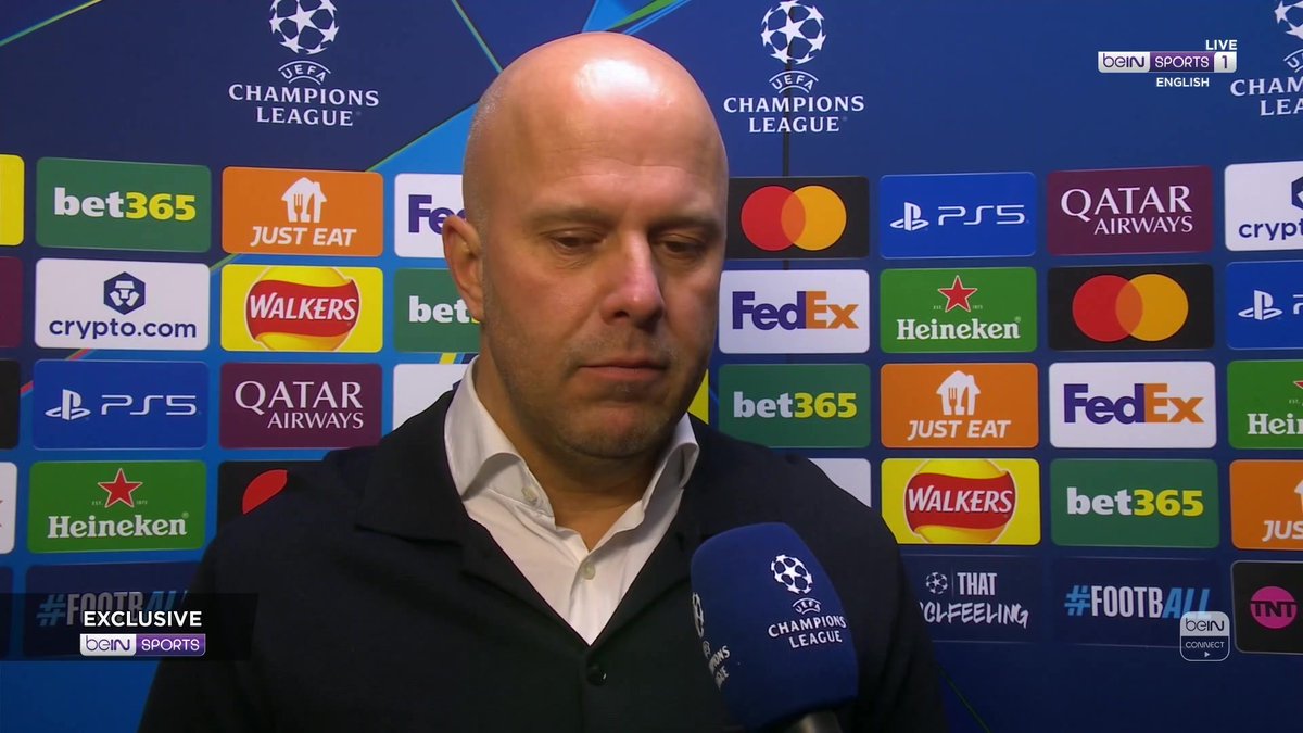 🗣️ "The players have so much quality that it cannot continue like this." Arne Slot’s thoughts after Liverpool’s 4–1 defeat to PSV at Anfield. 🎤 Andy Kerr #beINUCL #LFC #UCL
