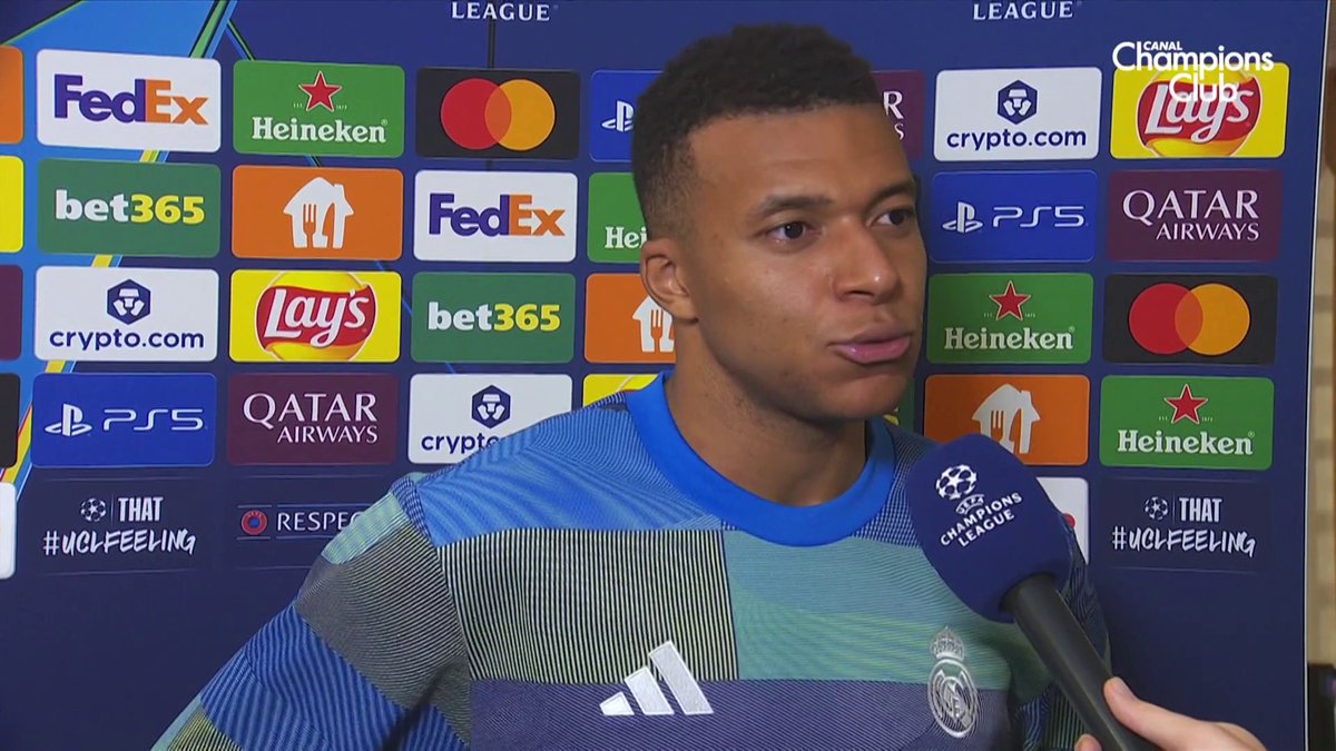 "Vinicius comprend le football comme peu de joueurs" 🔥 Kylian Mbappé plein d'éloges pour son coéquipier au Real Madrid 🇫🇷🤝🇧🇷 #OLYRMA | #UCL