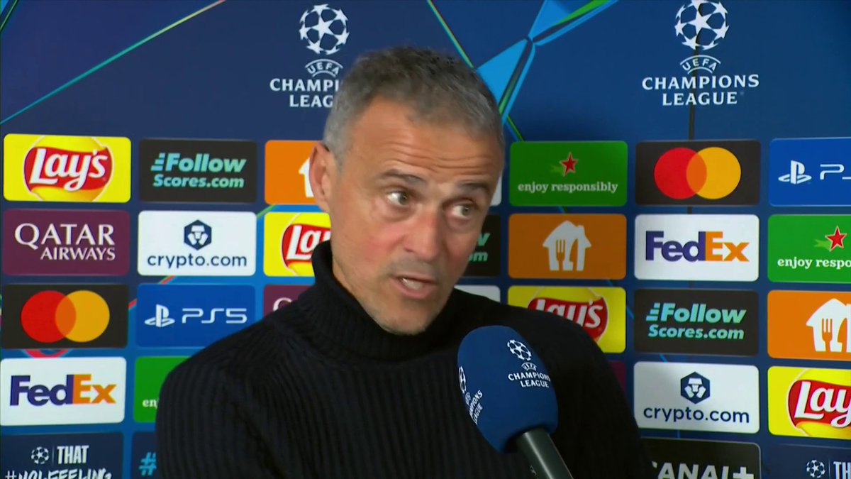"We are a team that has a guarantee of playing that kind of match" 😍 PSG manager Luis Enrique discusses his side's performance against Spurs, and the potential of Vitinha. Olivia Buzaglo | TNT Sports & discovery+ UK