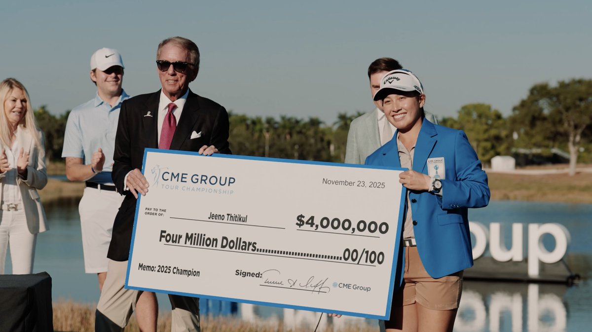 A championship Sunday a year in the making 🏆 A cinematic recap of the CME Group Tour Championship 🎥⬇️