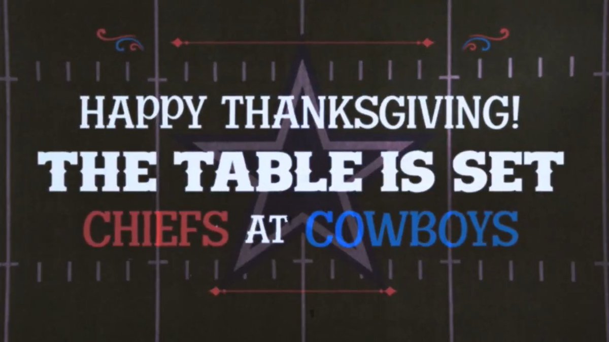 There's nothing quite like some football on Thanksgiving, and this year we've got a classic matchup in Texas. Kansas City Kansas City Chiefs vs @DallasCowboys. 4:30 PM ET CBS | Paramount+