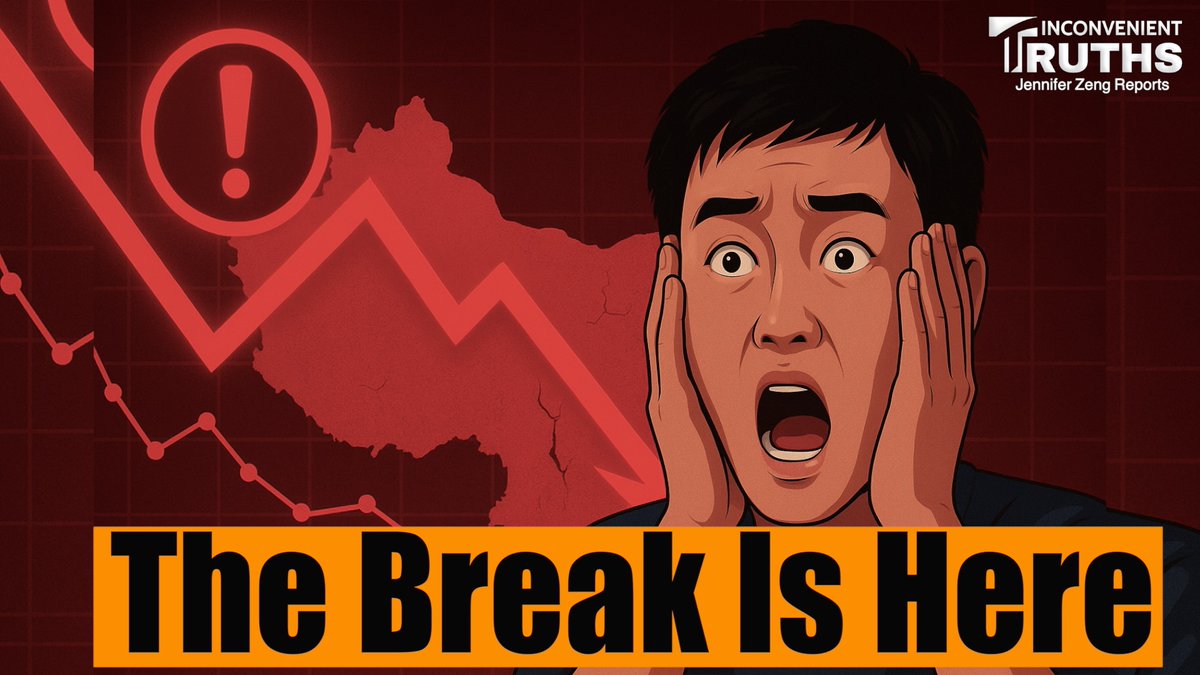 💥 You’ll never see these charts anywhere else, and every number comes from China’s own official data! 🚨 The problem is, even these “beautified” figures can no longer hide China’s economic crisis. October appears to be the “breaking point” we warned about before. 👇 Watch and find out! (Turn on CC if needed)