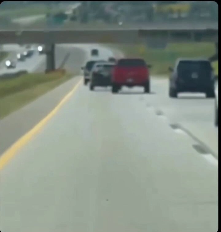 Two grown men turning OKC into Thunderdome because neither one will swallow their pride for 2.7 seconds.🔥 This is exactly why I stay in the right lane and mind my business.🤷🏼‍♀️ Every highway’s got these two: the guy who refuses to let anyone merge, and the dude who just has to slip in.