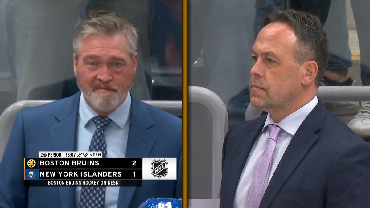 They may be facing off from behind the bench tonight... But Marco Sturm will never forget this flashy backhand to beat Patrick Roy 😤