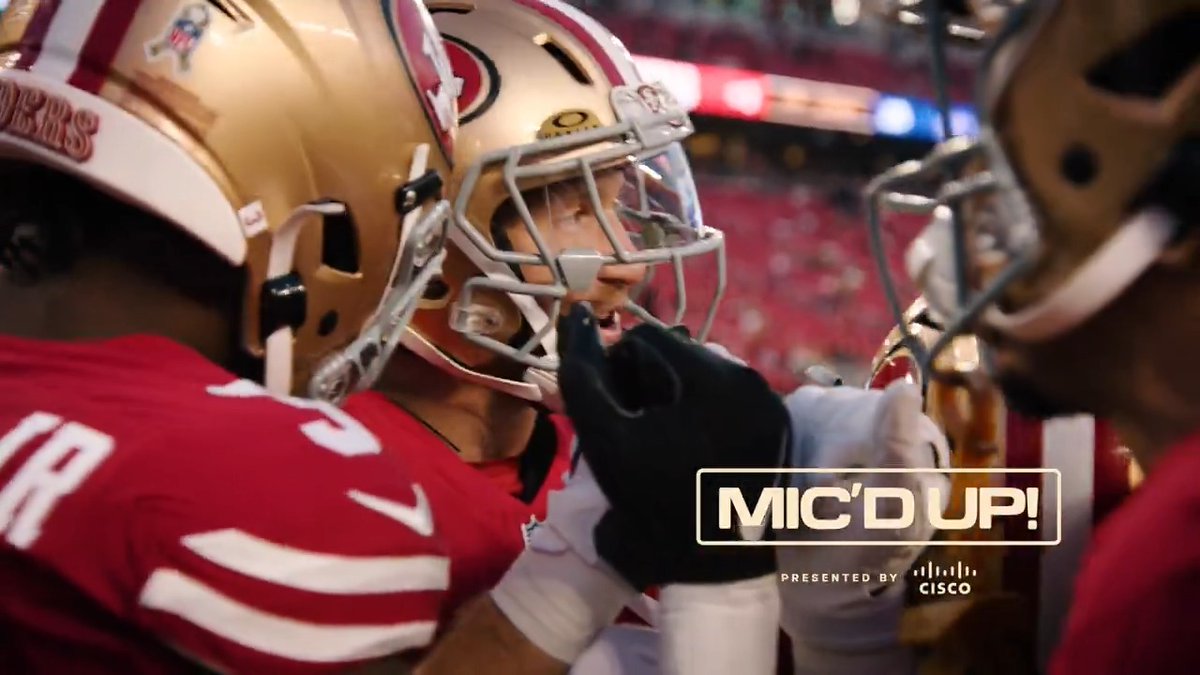 Brought the juice for this Mic'd Up 🧃 Mic'd Up powered by Cisco.
